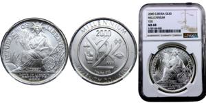 Liberia Republic 20 Dollars 1999 ... 