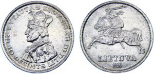 Lithuania Republic 10 Litu 1936 Kaunas mint ... 