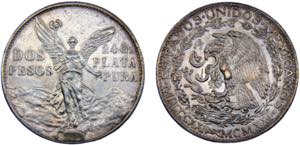 Mexico United Mexican States 2 Pesos 1921 Mo ... 