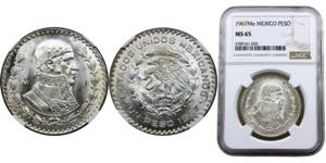 Mexico United Mexican States 1 Peso 1967 Mo ... 
