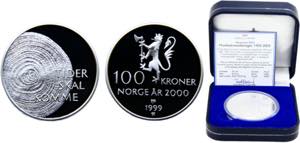 Norway Kingdom Harald V 100 Kroner 1999 ... 