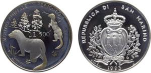 San Marino Republic 500 Lire 1993 R Rome ... 