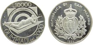 San Marino Republic 10000 Lire 1999 R Rome ... 