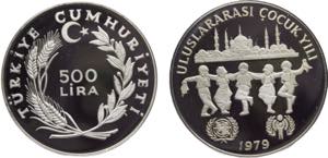 Turkey Republic 500 Lira 1979 (Mintage ... 