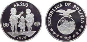 Bolivia Republic 200 Pesos Bolivianos 1979 ... 