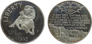 United States Federal republic 1 Dollar 1995 ... 