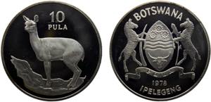 Botswana Republic 10 Pula 1978 (Mintage ... 