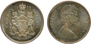 Canada Commonwealth Elizabeth II 50 Cents ... 