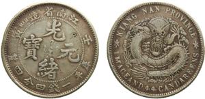 China Kiangnan Province 20 Cents 1902 ... 