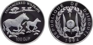 Djibouti Republic 100 Francs 1994 (Mintage ... 