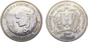 Dominican Fourth Republic 25 Pesos 1979 ... 