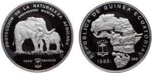 Equatorial Guinea Republic 7000 Francos CFA ... 