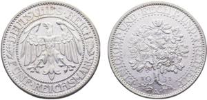 Germany Weimar Republic 5 Reichsmark 1931 A ... 