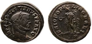 Ancient  Roma Empire Diocletian AE Follis ... 