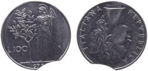 Italy Republic 100 Lire 1975 R Rome mint ... 