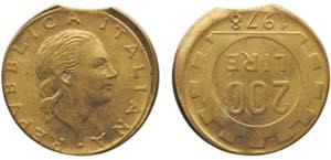 Italy Republic 200 Lire 1978 R Rome mint ... 