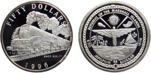 Marshall Islands Republic 50 Dollars 1996 S ... 