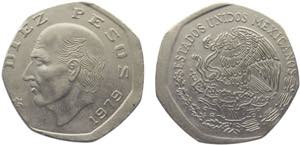 Mexico United Mexican States 10 Pesos 1979 ... 
