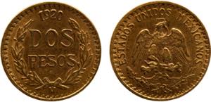 Mexico United Mexican States 2 Pesos 1920 Mo ... 