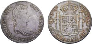 Mexico Spanish colony Fernando VII 8 Reales ... 