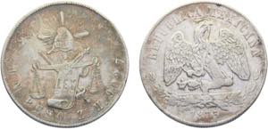 Mexico Federal republic 1 Peso 1873 Zs H ... 