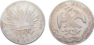 Mexico Federal republic 8 Reales 1886 As ... 