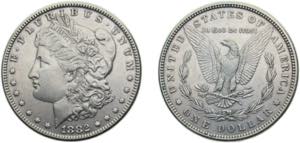 United States Federal republic 1882 1 Dollar ... 