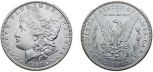 United States Federal republic 1887 1 Dollar ... 