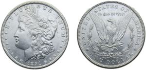 United States Federal republic 1891 1 Dollar ... 