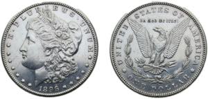 United States Federal republic 1896 1 Dollar ... 