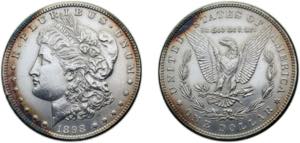 United States Federal republic 1898 1 Dollar ... 