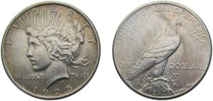 United States Federal republic 1925 1 Dollar ... 