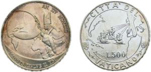 Vatican City City State 1992 500 Lire - ... 