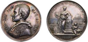 Vatican City City State 1891//XIV Medal - ... 