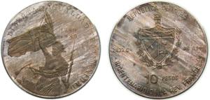 Cuba Second Republic 1989 10 Pesos (The ... 