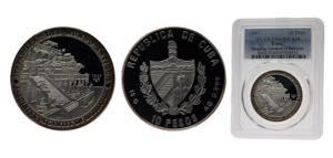 Cuba Second Republic 1997 10 Pesos (Hanging ... 