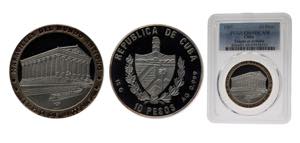 Cuba Second Republic 1997 10 Pesos (Temple ... 