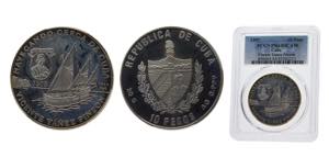 Cuba Second Republic 1997 10 Pesos (Vicente ... 