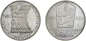 Czechoslovakia Socialist Republic 1980 100 ... 