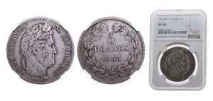 France Kingdom 1833W 5 Francs - ... 