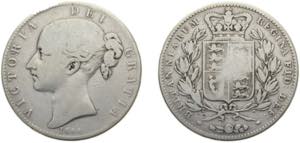 Great Britain 1844 1 Crown - Victoria (1st ... 