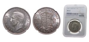 Great Britain 1941 ½ Crown - George VI (1st ... 