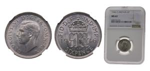 Great Britain 1946 6 Pence - George VI (1st ... 