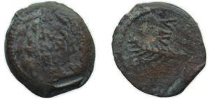 Judea Kingdom AD 17-24 Prutah - Tiberius ... 