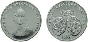 Belgium Kingdom 1995 250 Francs - Albert II ... 