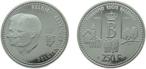 Belgium Kingdom 1996 250 Francs - Albert II ... 