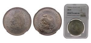 Mexico United Mexican States 1948Mo 5 Pesos ... 