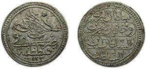 Ottoman Empire AH1223//4 (1811) Beshlik - ... 