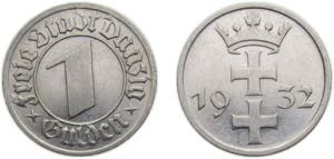 Poland  Free city of Danzig 1932 1 Gulden ... 
