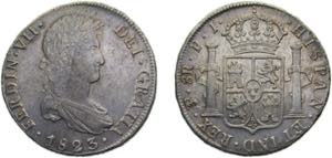 Bolivia Spanish colony 1823PTS PJ 8 Reales - ... 